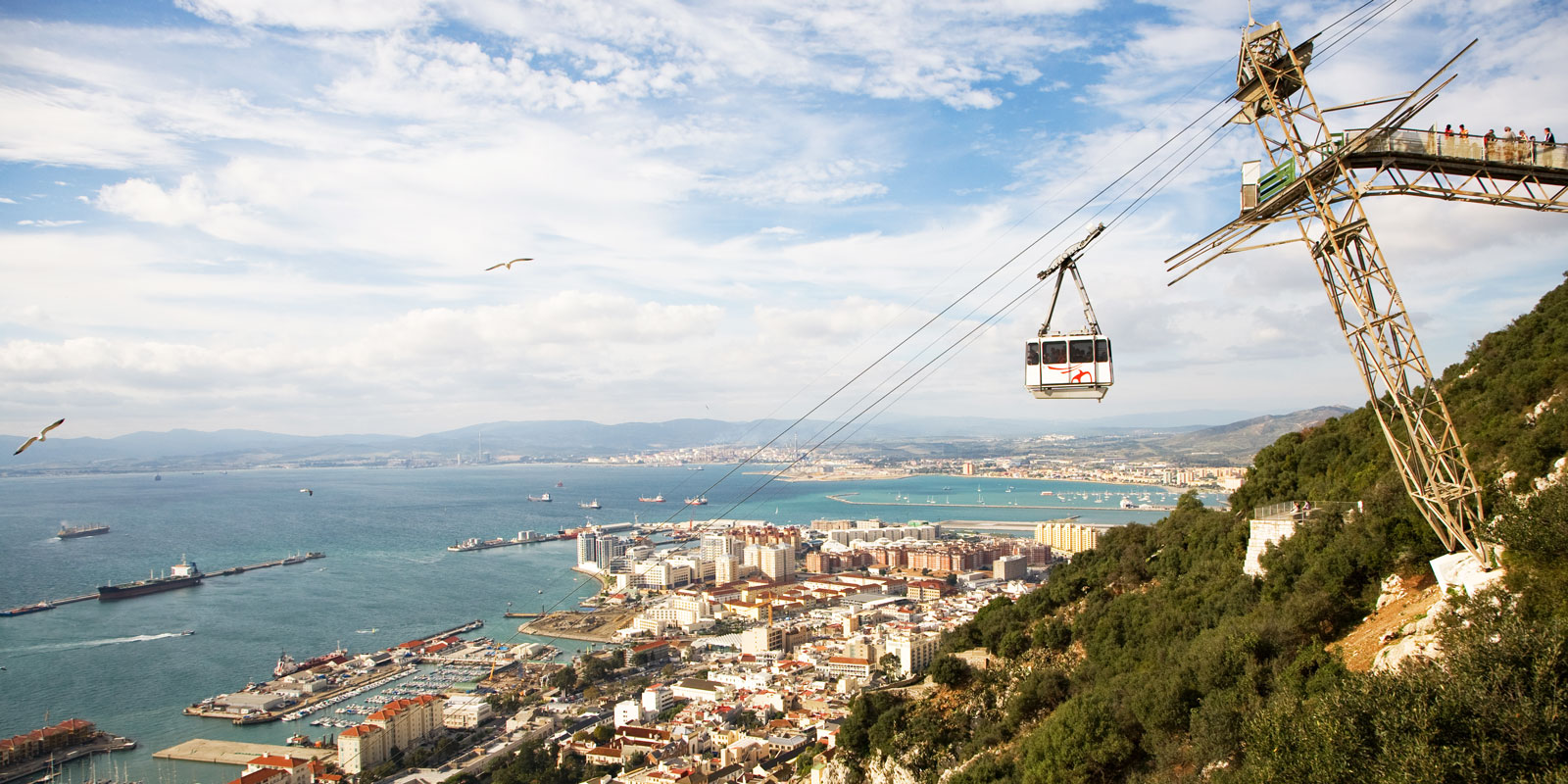 Unique Crossings, Ancient Caves, and Famous Apes in Gibraltar United Kingdom
